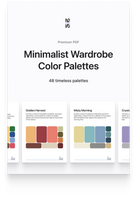 Minimalist Wardrobe Color Palettes