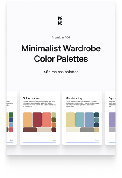 Minimalist Wardrobe Color Palettes