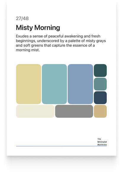 Minimalist Wardrobe Color Palettes